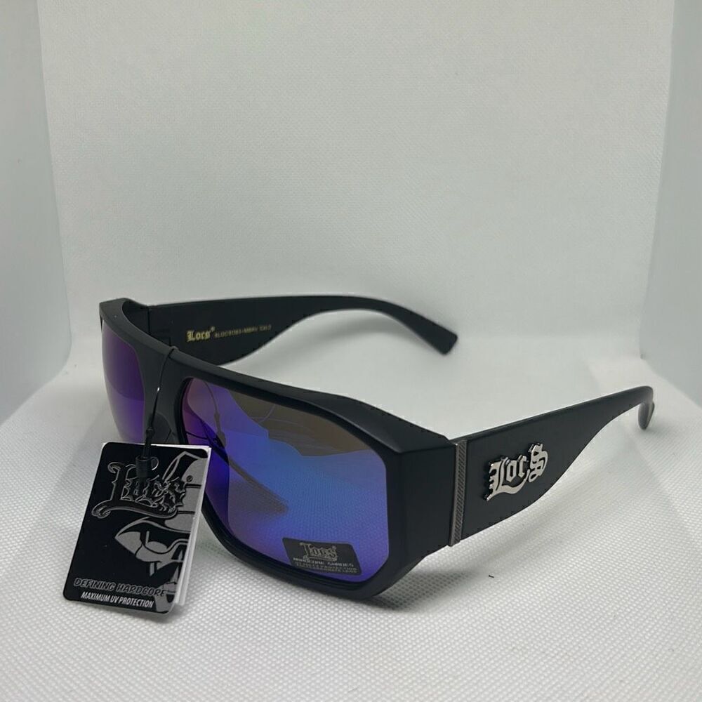 Locs Mens Mirrored Hardcore Sunglasses